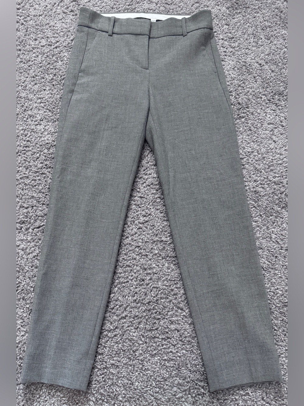 J. Crew Gray Straight-Leg Dress Pants-2-Cameron